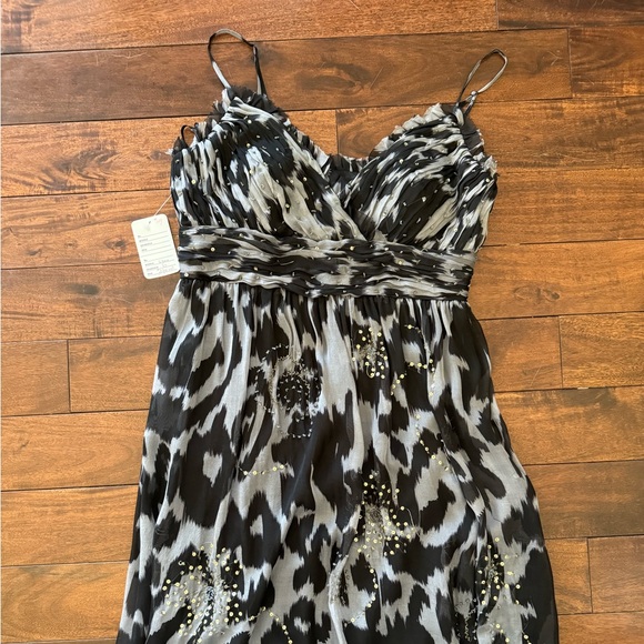 Simon Chang Beaded Cocktail Dress - Picture 1 of 5